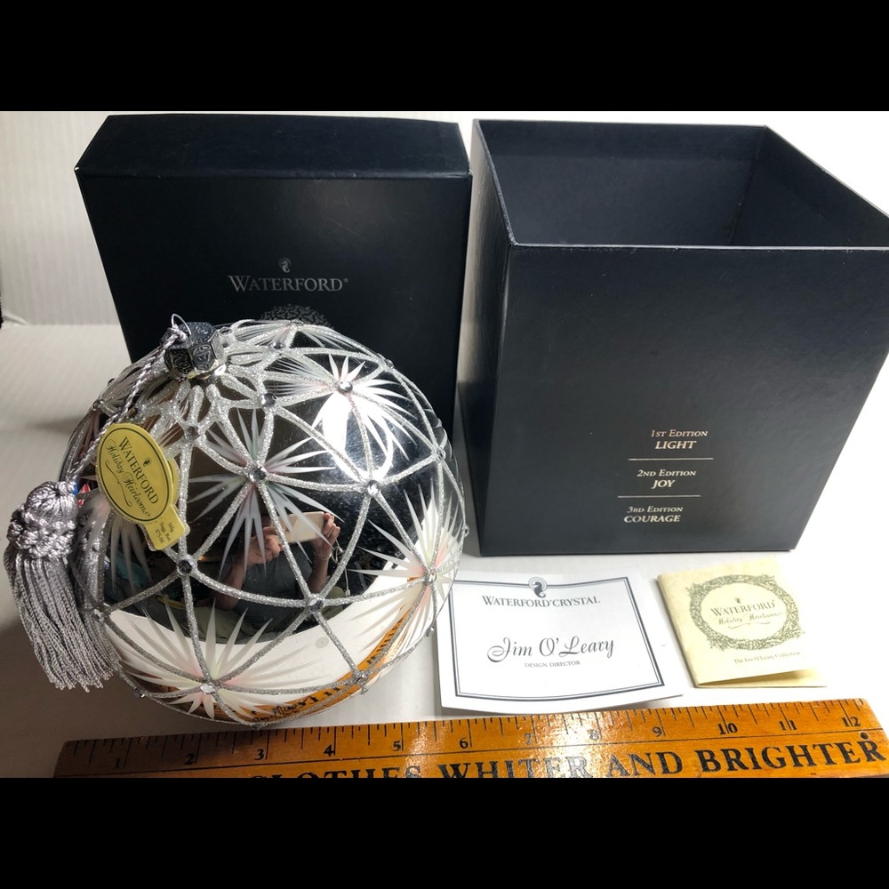 Waterford 100th Times Square Anniversary Ornament Signed Jim O’Leary NIB